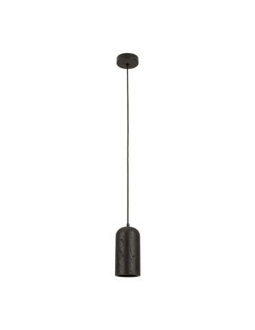 Zambelis Wisząca 1xE27 Max 10W Czarny Kamień Metal 25420