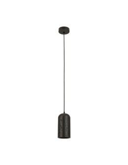 Zambelis Wisząca 1xE27 Max 10W Czarny Kamień Metal 25420