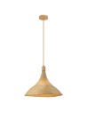 Zambelis Wisząca 1xE27 Max 40W Naturalny Rattan Brązowy Beżowy Metal 25441