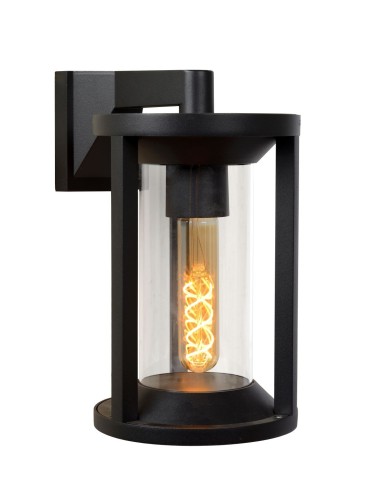 Lucide CADIX Wall lamp 1xE27 black 15803/01/30