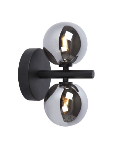 Lucide TYCHO Wall lamp 2xG9 black black grey 45274/02/30