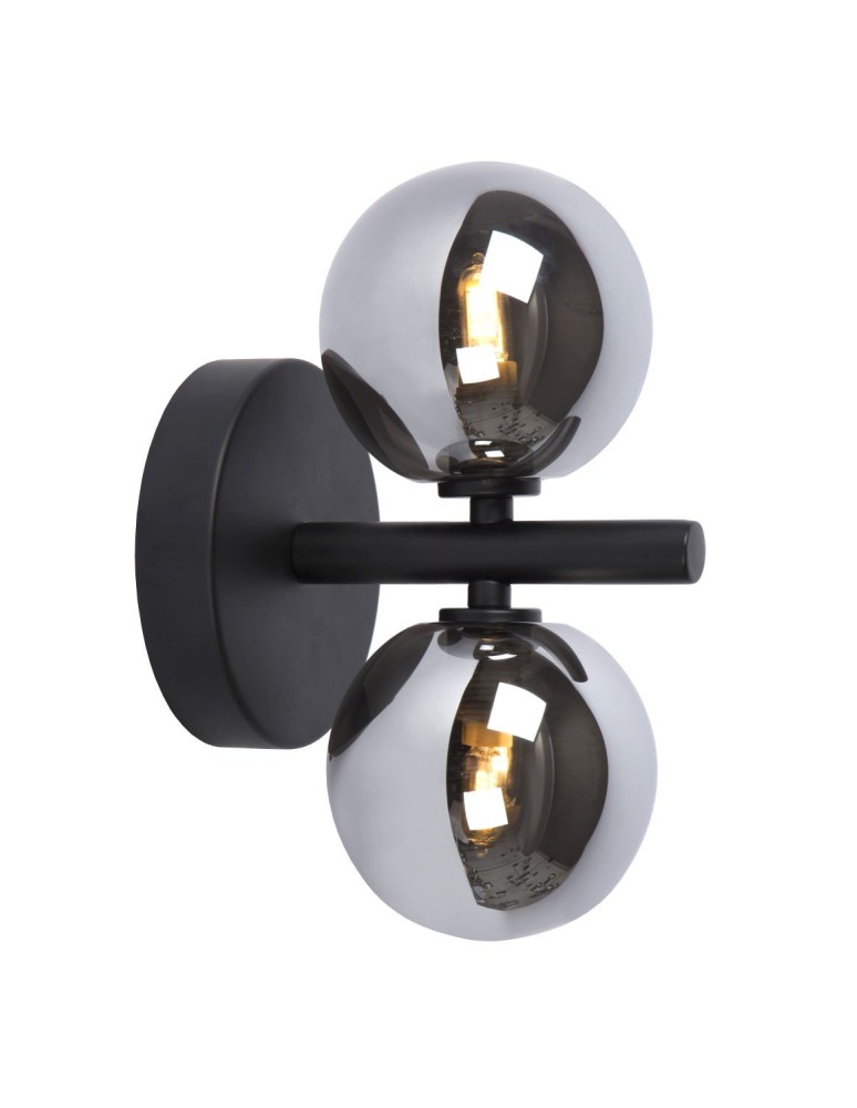 Wall lamps - Lucide TYCHO Wall lamp 2xG9 black black grey 45274/02/30 - product kolory-swiatla.pl 1
