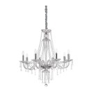 Ideal Lux Lampa Wisząca AMADEUS SP8 Transparentny/Chrom 168777