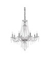 View Ideal Lux Lampa Wisząca AMADEUS SP8 Transparentny/Chrom 168777