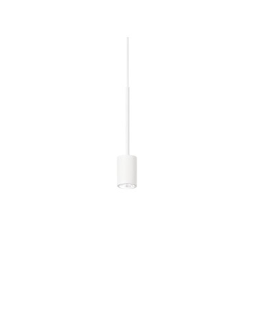 Ideal Lux Lampa Wisząca ARCHIMEDE SP CILINDRO BIANCO Biały 310589