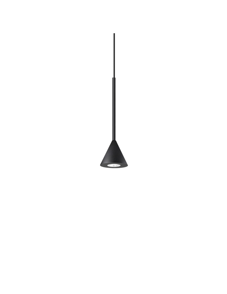 Ideal Lux Lampa Wisząca ARCHIMEDE SP CONO NERO Czarny 328348