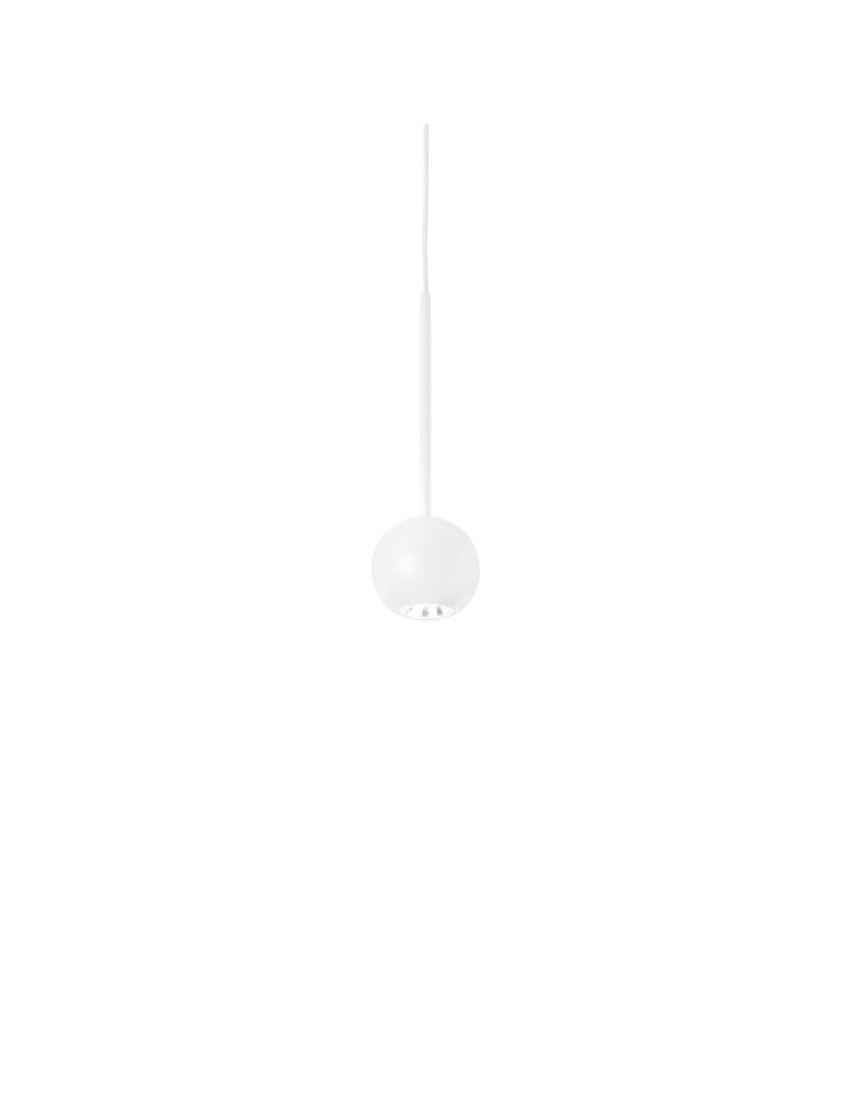 Ideal Lux Lampa Wisząca ARCHIMEDE SP SFERA BIANCO Biały 310602
