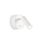 Ideal Lux Lampa Ścienna BEAN AP ROUND BIANCO Biały 260600