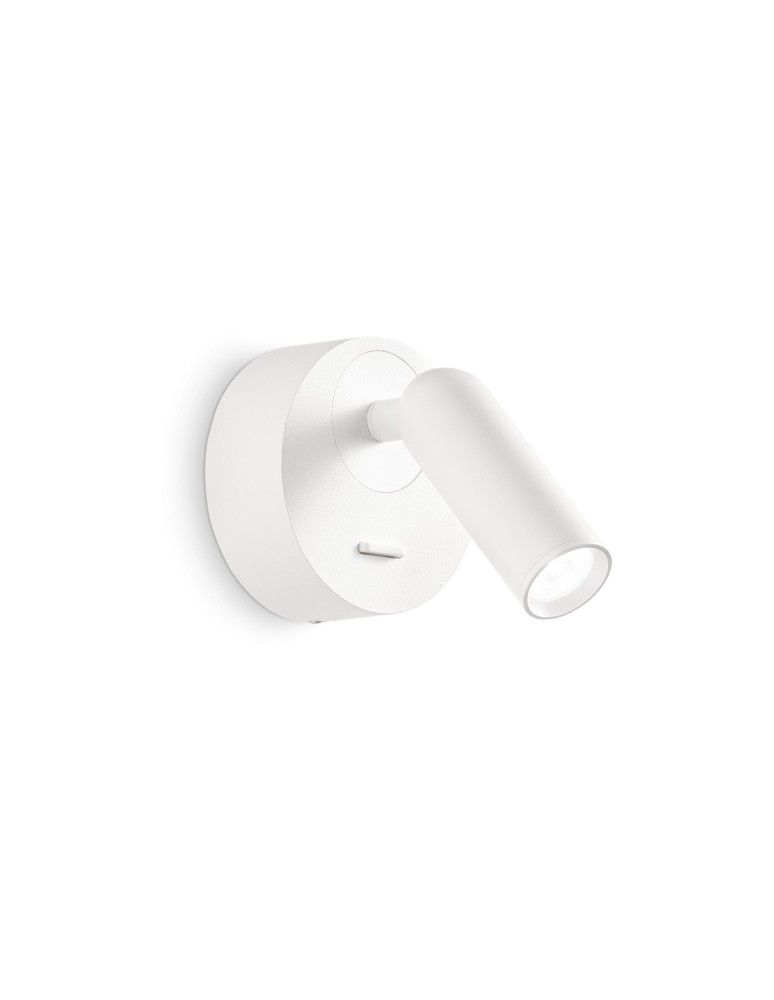 Ideal Lux Lampa Ścienna BEAN AP ROUND BIANCO Biały 260600