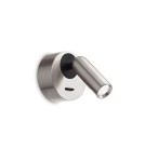 Ideal Lux Lampa Ścienna BEAN AP ROUND NICKEL Nikiel 260631