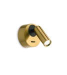 Ideal Lux Lampa Ścienna BEAN AP ROUND OTTONE Mosiądz 260624