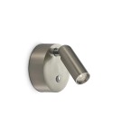 Ideal Lux Lampa Ścienna BEAN AP ROUND RECHARGEABLE NICKEL Nikiel 364810