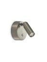 View Ideal Lux Lampa Ścienna BEAN AP ROUND RECHARGEABLE NICKEL Nikiel 364810