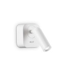 Ideal Lux Lampa Ścienna BEAN AP SQUARE BIANCO Biały 260648