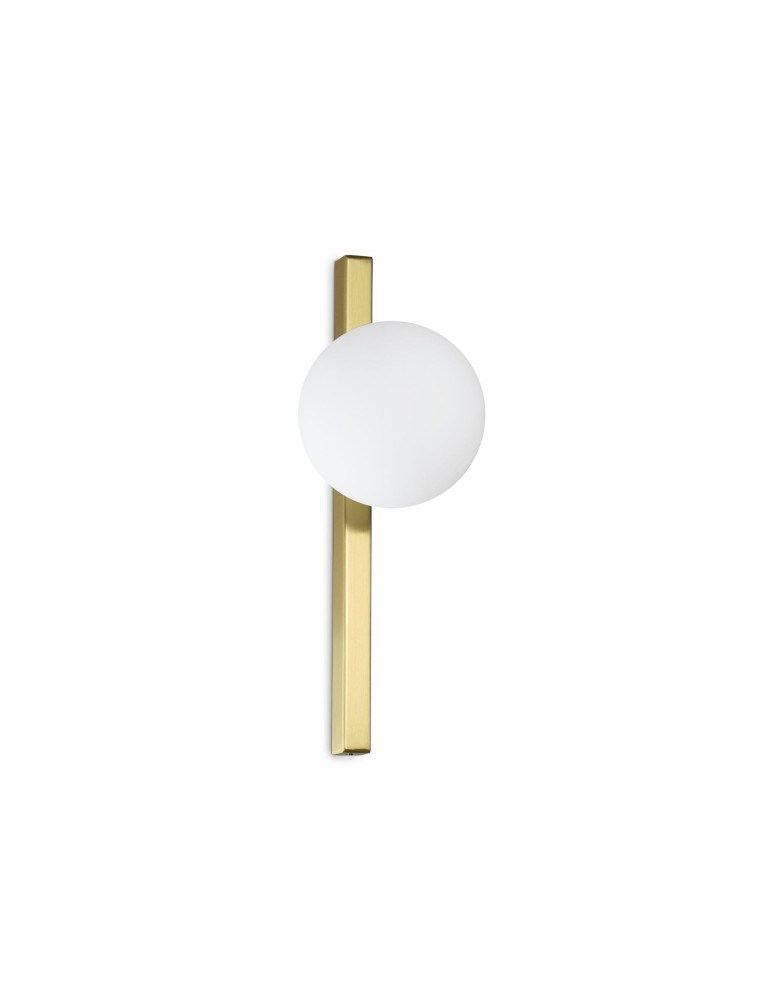 Ideal Lux Lampa Ścienna BINOMIO AP1 OTTONE Mosiądz 311319 Ideal Lux Lampa Ścienna BINOMIO AP1 OTTONE Mosiądz 311319