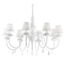 Ideal Lux Lampa Wisząca BLANCHE SP8 BIANCO Biały 035574