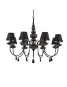 View Ideal Lux Lampa Wisząca BLANCHE SP8 NERO Czarny 111896