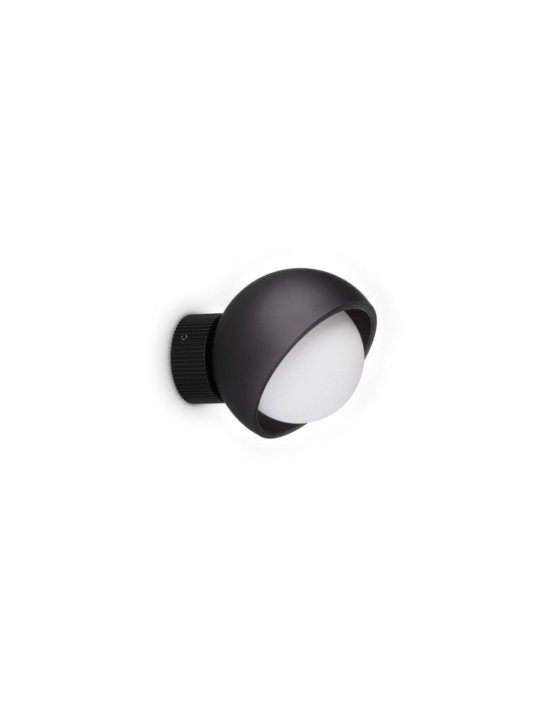 Ideal Lux Lampa Ścienna BLOOM AP1 D12 NERO Czarny 366548