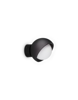 Ideal Lux Lampa Ścienna BLOOM AP1 D12 NERO Czarny 366548