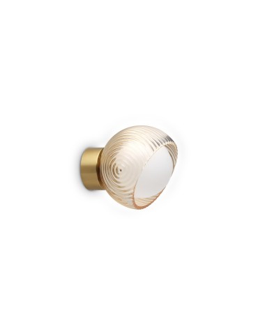 Ideal Lux Lampa Ścienna BLOOM AP1 D12 OTTONE Mosiądz 366531