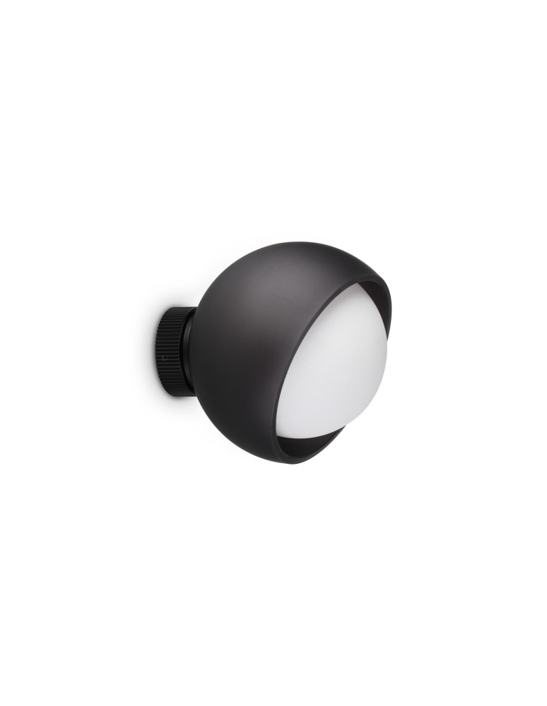 Ideal Lux Lampa Ścienna BLOOM AP1 D17 NERO Czarny 366562