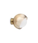 Ideal Lux Lampa Ścienna BLOOM AP1 D17 OTTONE Mosiądz 366555