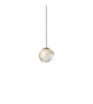 Ideal Lux Lampa Wisząca BLOOM SP1 D12 OTTONE Mosiądz 366623