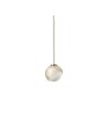 Zobacz Ideal Lux Lampa Wisząca BLOOM SP1 D12 OTTONE Mosiądz 366623