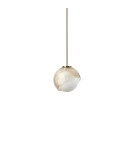 Ideal Lux Lampa Wisząca BLOOM SP1 D17 OTTONE Mosiądz 366647