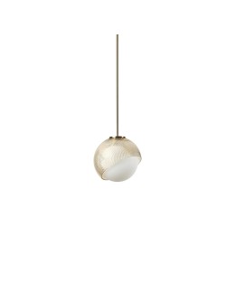 Ideal Lux Lampa Wisząca BLOOM SP1 D17 OTTONE Mosiądz 366647