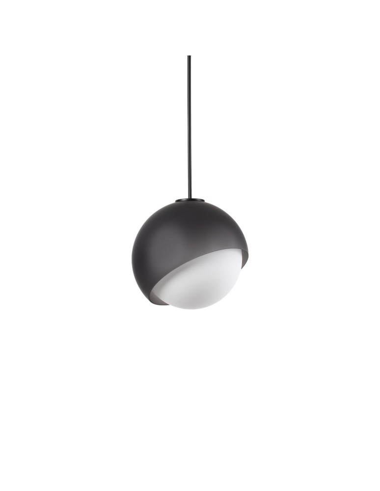 Ideal Lux Lampa Wisząca BLOOM SP1 D22 NERO Czarny 366678