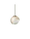 Zobacz Ideal Lux Lampa Wisząca BLOOM SP1 D22 OTTONE Mosiądz 366661