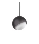 Ideal Lux Lampa Wisząca BLOOM SP1 D30 NERO Czarny 366692 Ideal Lux Lampa Wisząca BLOOM SP1 D30 NERO Czarny 366692