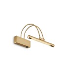 Ideal Lux Lampa Ścienna BOW AP D26 OTTONE Mosiądz 121154