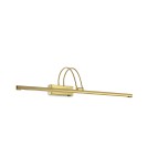 Ideal Lux Lampa Ścienna BOW AP D76 OTTONE Mosiądz 121130