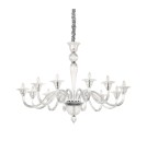 Ideal Lux Lampa Wisząca BRIGITTA SP12 TRASPARENTE Transparentny/Chrom 199375