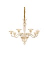View Ideal Lux Lampa Wisząca BRIGITTA SP8 AMBRA Bursztynowy/Złoty 199412