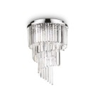 Ideal Lux Lampa Sufitowa CARLTON PL12 CROMO Chrom 168937