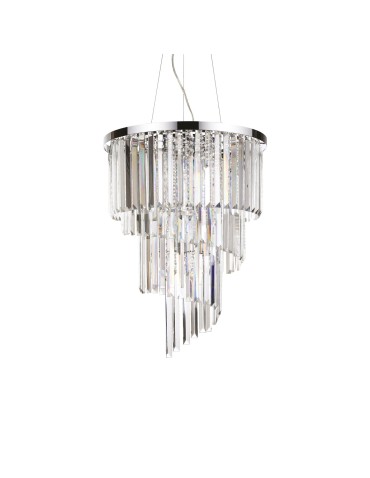 Ideal Lux Lampa Wisząca CARLTON SP12 CROMO Chrom 166247
