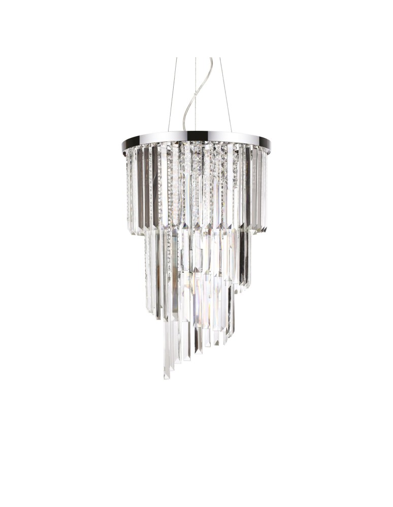 Ideal Lux Lampa Wisząca CARLTON SP8 CROMO Chrom 117737