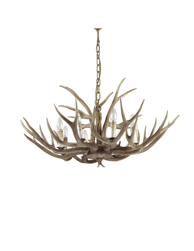 Ideal Lux Lampa Wisząca CHALET SP8 Beżowy 115504
