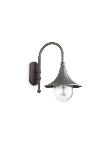 Ideal Lux Lampa Ścienna CIMA AP1 ANTRACITE Antracyt 246819