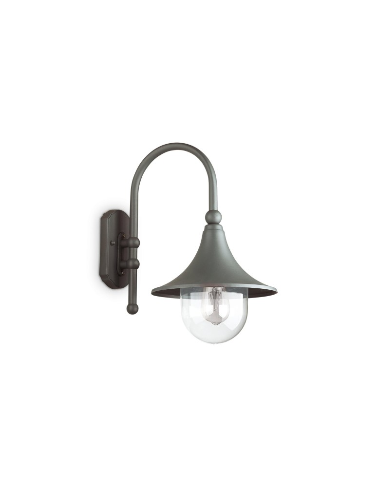 Ideal Lux Lampa Ścienna CIMA AP1 ANTRACITE Antracyt 246819