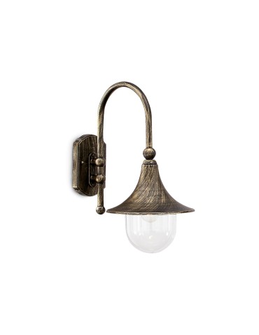 Ideal Lux Lampa Ścienna CIMA AP1 NERO Czarny 024134