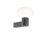 Ideal Lux Lampa Ścienna CLIO MAP1 ANTRACITE Antracyt 145228