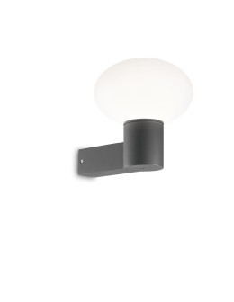 Ideal Lux Lampa Ścienna CLIO MAP1 ANTRACITE Antracyt 145228