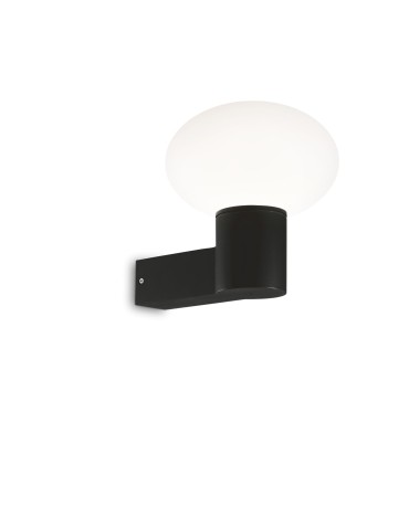 Ideal Lux Lampa Ścienna CLIO MAP1 NERO Czarny 146799
