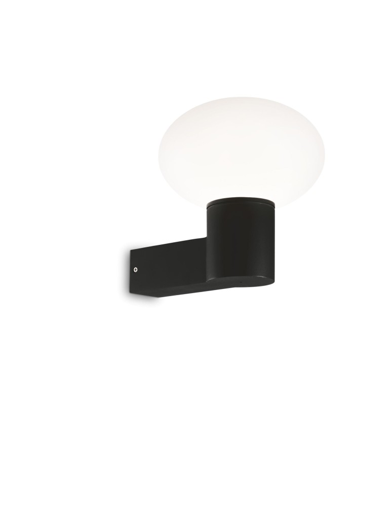 Ideal Lux Lampa Ścienna CLIO MAP1 NERO Czarny 146799