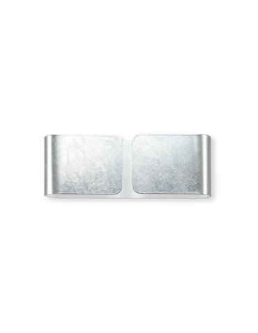 Ideal Lux Lampa Ścienna CLIP AP2 MINI ARGENTO Srebrny 091136