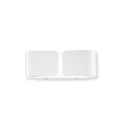 Ideal Lux Lampa Ścienna CLIP AP2 MINI BIANCO Biały 049236